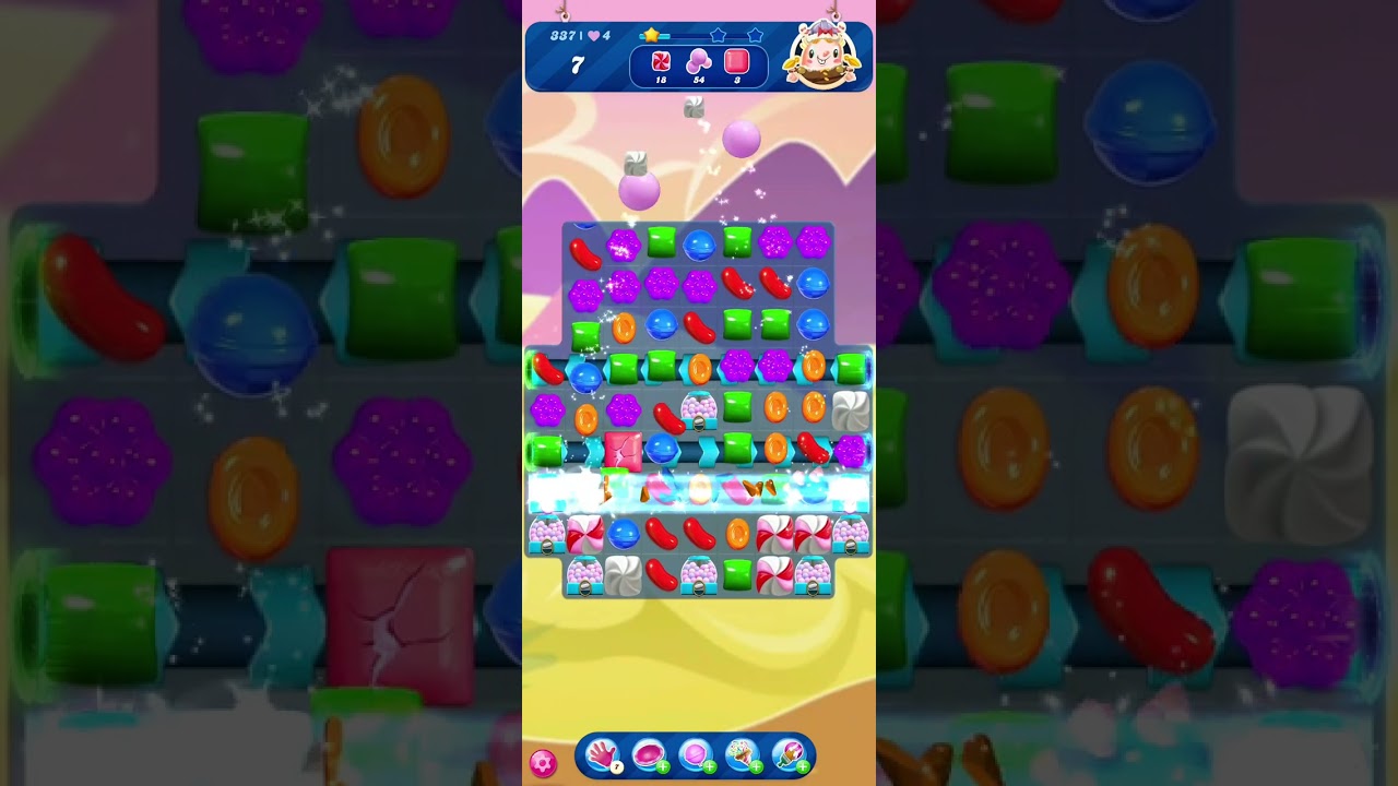 Candy Crush Saga Level   337   Playthrough Gameplay | No Talking | GamGran