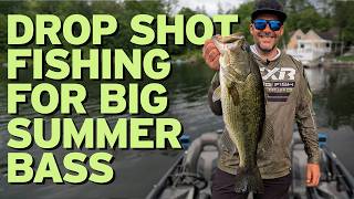 Drop Shot Fishing for Summer Largemouth Bass!