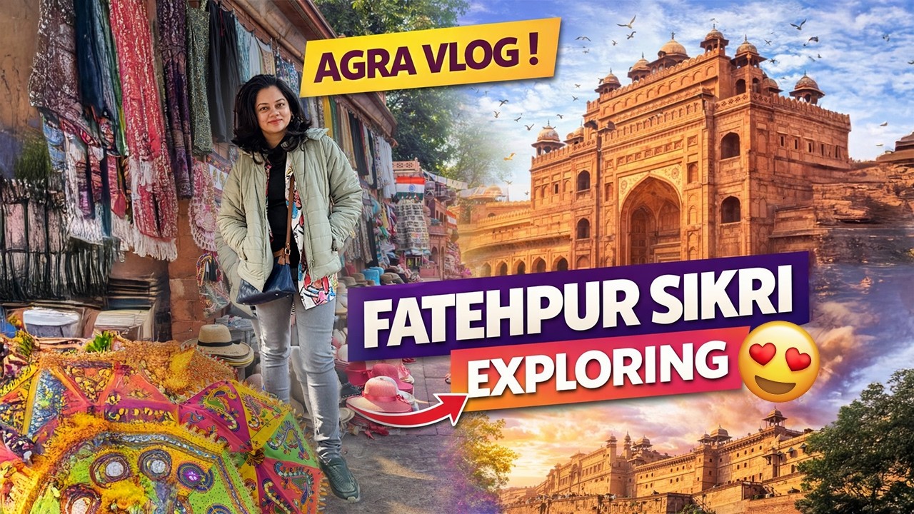 இந்த Fort-ல இவ்ளோ History இருக்கா  😱 | Fatehpur Sikri Full Explained | Anithasampath Vlogs