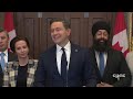 Conservative Leader Pierre Poilievre speaks with reporters on Parliament Hill – April 27, 2026