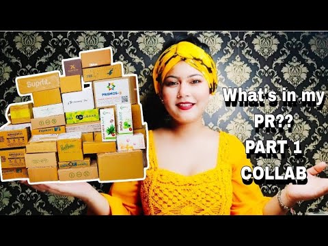 What's in my PR || COLLABORATION || FREE PRODUCTS - YouTube
