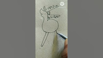 #pencildrawing How to deer beautiful number 5 art ✏️#manojchitra #pencil #chitra #drawing #pencilart