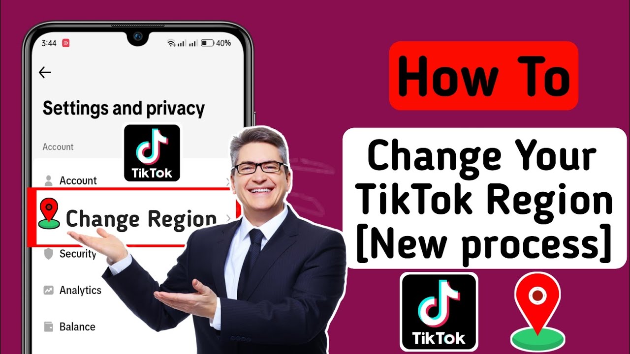 How To Change Your TikTok Region IPhone (2024) Change Your TikTok