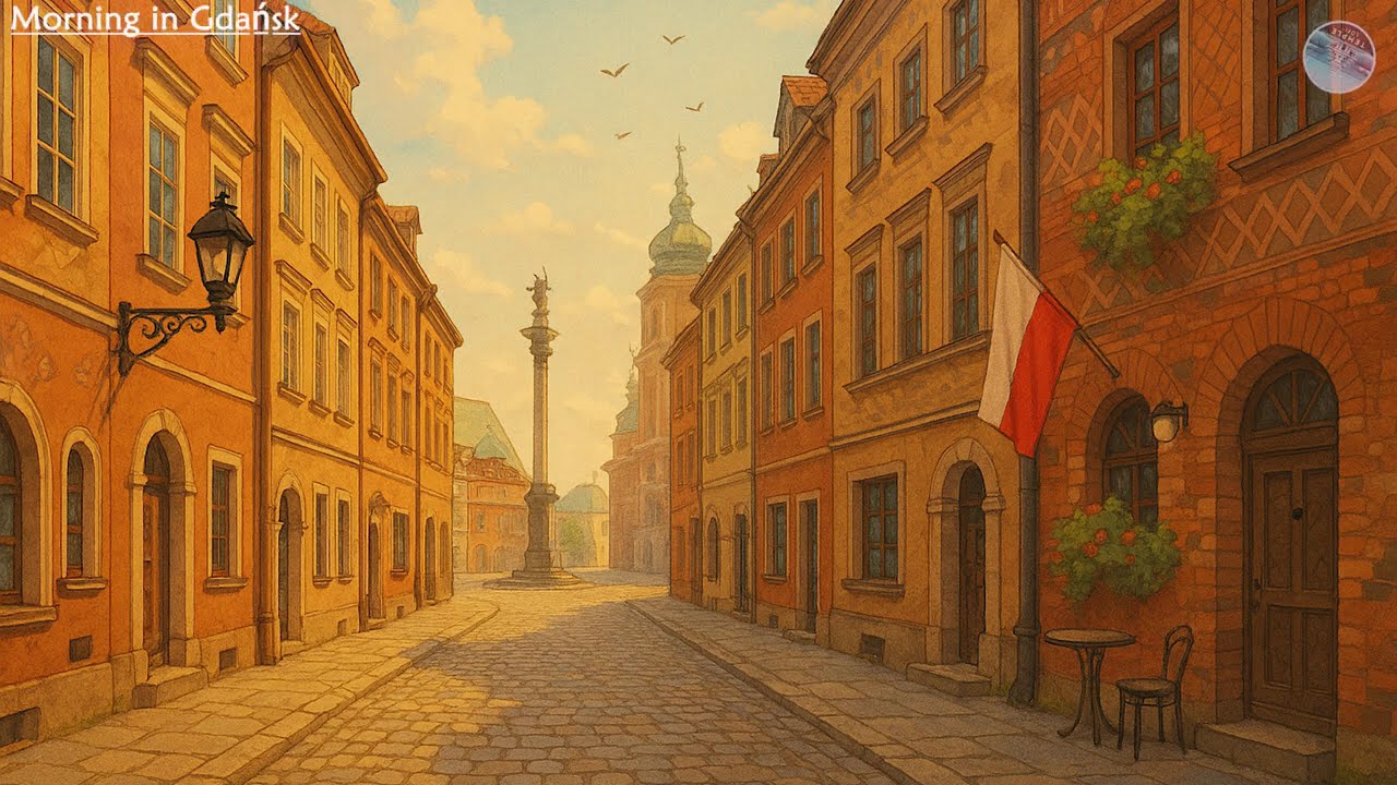 Polish Street Lofi – Peaceful Instrumental Beats in a Beautiful Empty City 🇵🇱