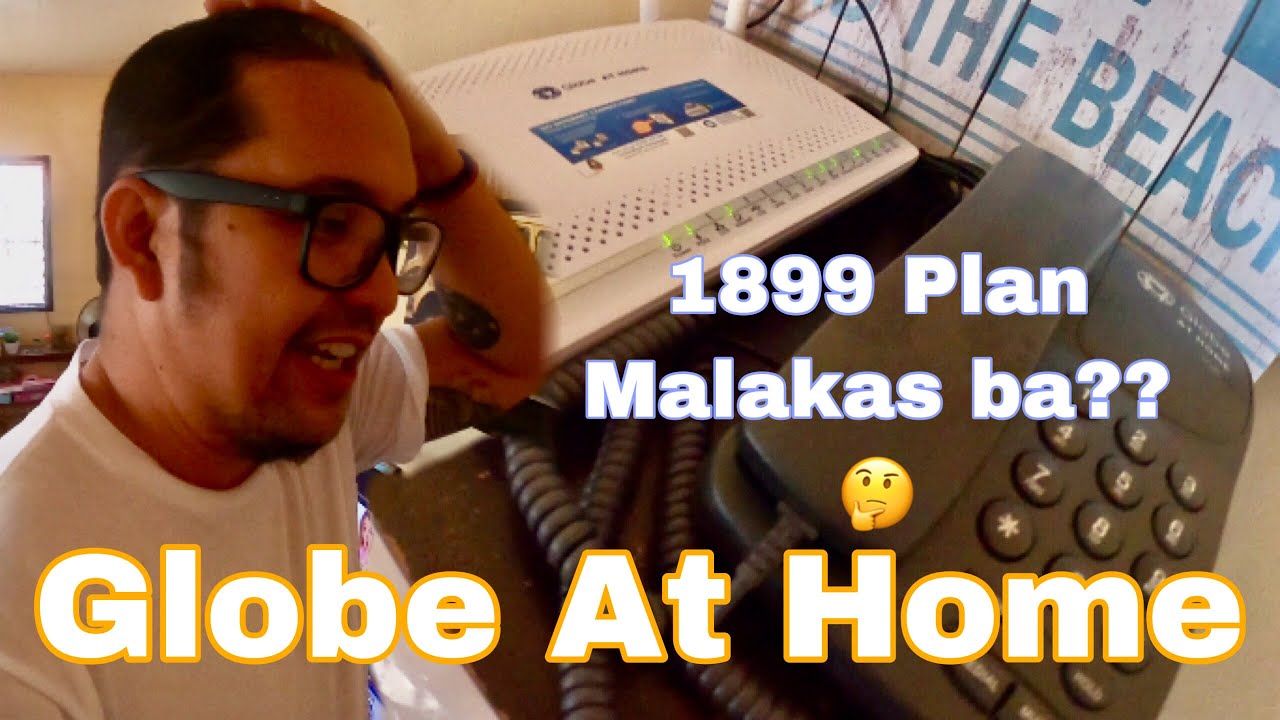 Globe At Home Plan 1899 25mbps in 2020 YouTube