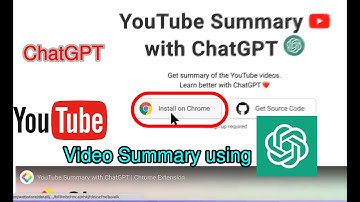 YouTube video summary using ChatGPT | Chrome Extension