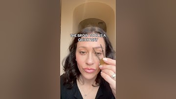 The Brow Tool is a quick way to get brows even and symmetrical every-time !! BROWTOOL.COM 🫶