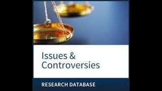 Issues and Controversies Tutorial