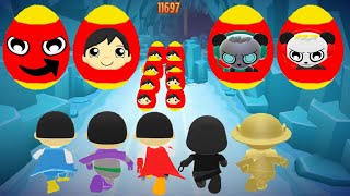 Tag With Ryan Egg - Red An Vs Blue An Vs Dark An Vs Stealth Ninja Ryan Vs Rare Mercuryan