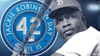 Jackie Robinson Broke  The Color Barrier In Major League Baseball