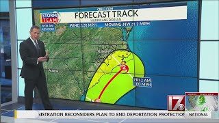 Hurricane Dorian 8 am update