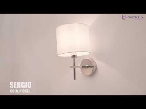 Настенный светильник Crystal Lux Sergio AP1 Gold Настенный светильник Crystal Lux Sergio AP1 Gold