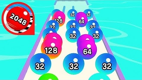 Ball Run 2048 - Gameplay Walkthrough Part 1 Tutorial Levels 19-26  (iOS, Android)
