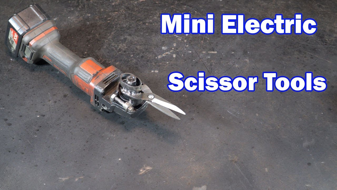 Creative Idea - Making Mini Electric Scissor Tools - Craft Tips and ...