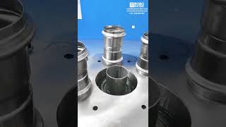 Metal Tube Beading & Forming Process |Industrial Fitting Machine in Action