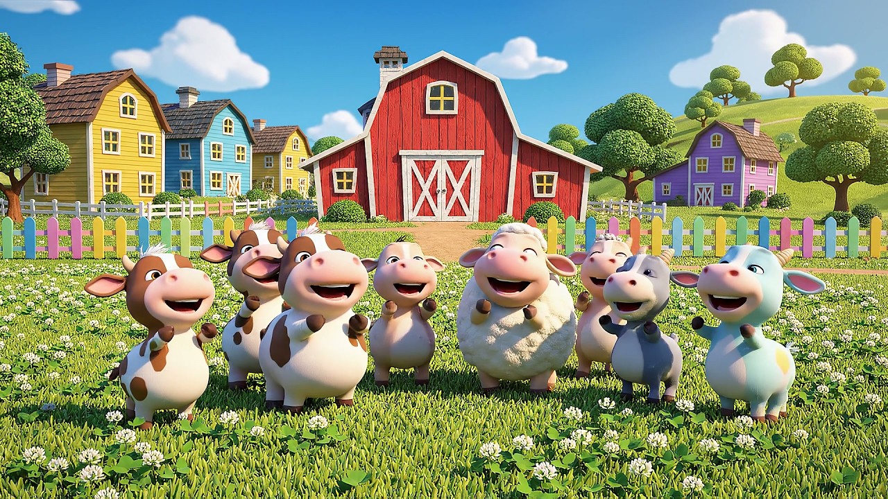 La Vaca Bebé Dice Mu Mu Mayo | Canciones Infantiles en Español | Rimas Divertidas para