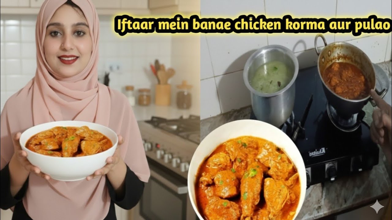 Chicken Korma, Pulav Aur Masjid Ki Khoobsurat Sajawat !10वां Roza Mubarak 🤍 | 
