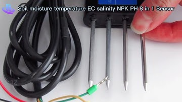 soil monitoring, soil sensor, soil tester,Soil Temperature Sensor,Soil PH Sensor,soil  8 in 1 sensor