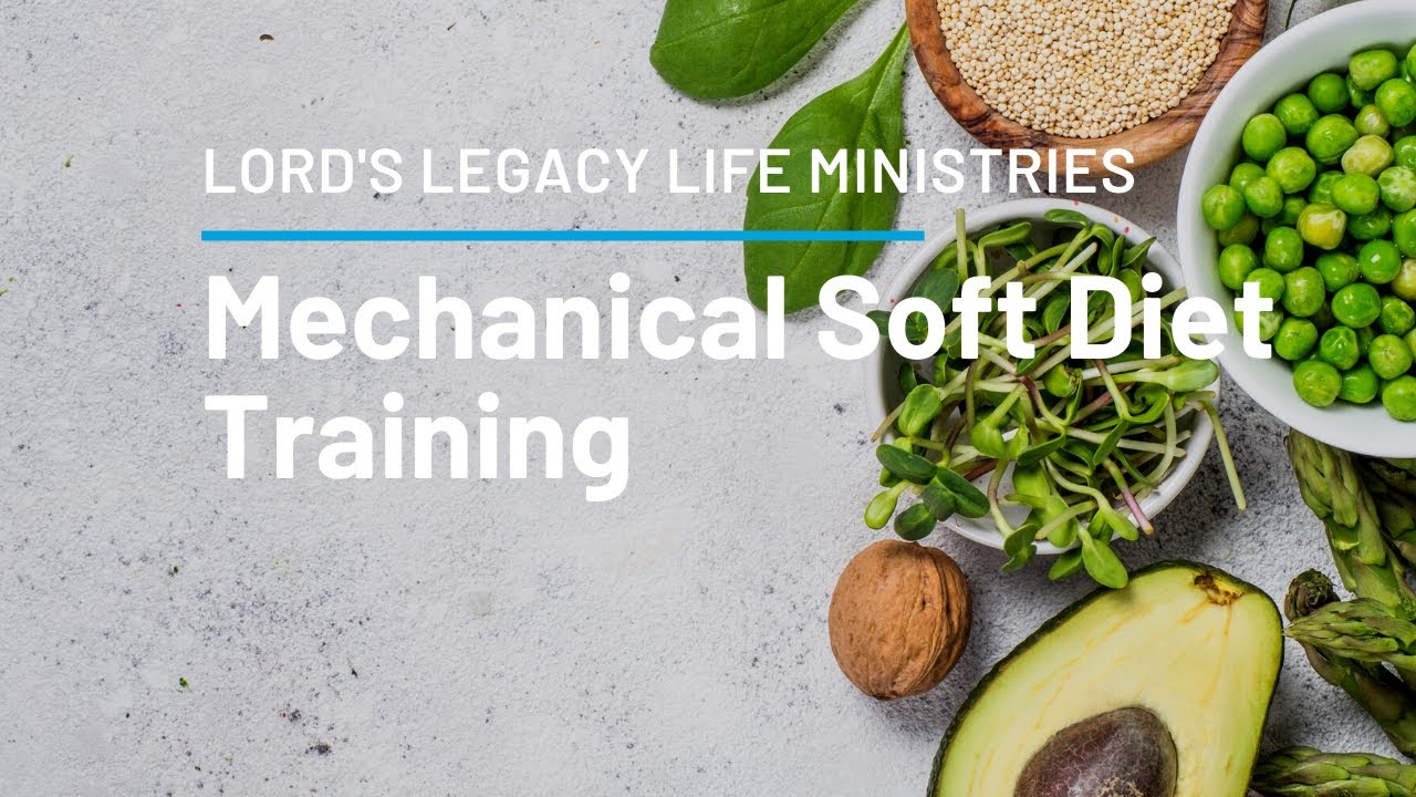 Mechanical Soft diet YouTube