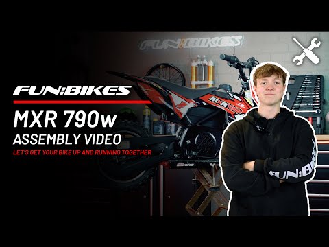 MXR 790w 36v Kids Electric Dirt Bike Assembly Video