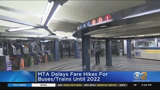 MTA Says No Fare Hike Until 2022