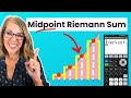 Midpoint Riemann Sums Are Easy With These Tricks