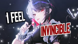 Nightcore - Feel Invincible (Female Version) (Lyrics)