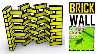 Parametric Wall PhysX simulation (Grasshopper3d)