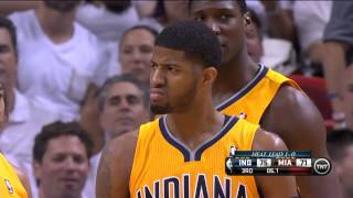 Paul George's Ferocious Dunk on Birdman in Game 2!!!