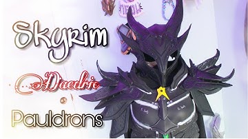 Skyrim Daedric Pauldrons foam build