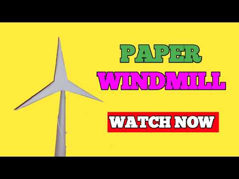How To Make Paper Windmill || Windmill Making Project || Windmill Making