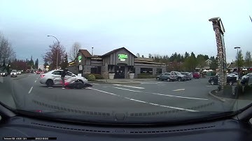 Motorcycle Accident Caught On Dash cam