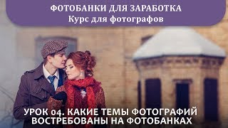 Урок 04 Какие темы фотографий востребованы на фотобанках Урок 04 Какие темы фотографий востребованы на фотобанках