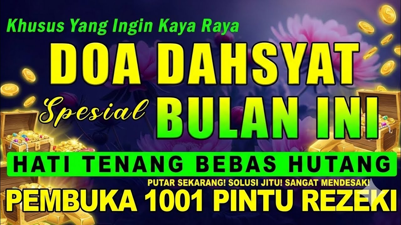Putar Doa Ini Sebelum Tidur, Rezeki Datang Tak Disangka Hingga Nominal Besar