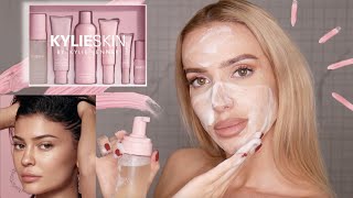 ПРОБУЮ УХОД KYLIE SKIN - ЧТО СТОИТ КУПИТЬ ? В СТИЛЕ VOGUE - БЬЮТИ РУТИНА 🧴