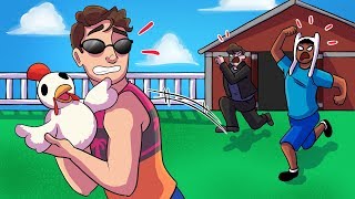 Battle for the Chicken! - Shotgun Farmers Funny Moments screenshot 5