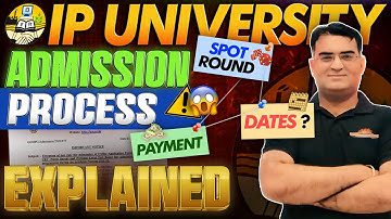 IP UNIVERSITY Admission PROCESS UPDATE! | Counselling Process, Spot Round, Dates & Fees |