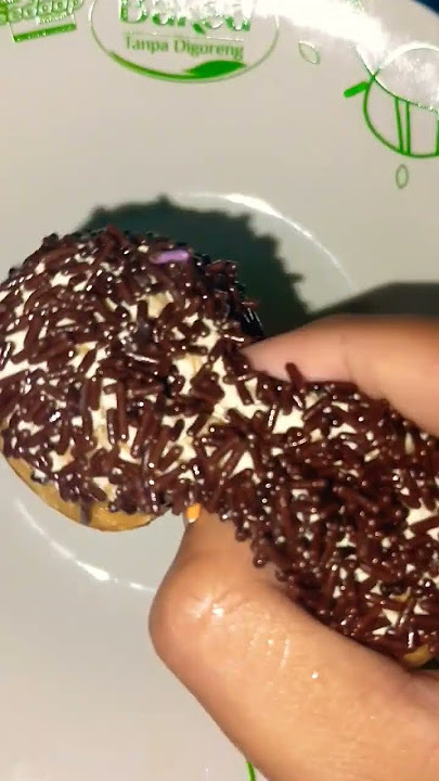 Jajanan Kaki Lima : Donat Cokelat #Shorts #Cake #Streetfood