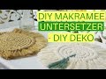 DIY Makramee Untersetzer | Schneckenförmigen Makramee Untersetzer selber machen (Deutsch)