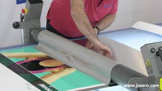 The Bubble Free vinyl mounting applicator by Josero.com