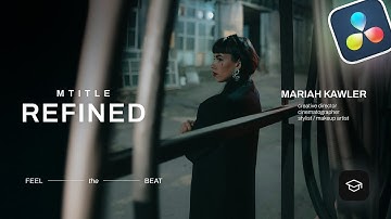 Elevate your edits with mTitle Refined for DaVinci Resolve — Overview — MotionVFX