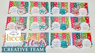 October 2026 SheetLoad Of Cards | Creative Team Project Share | Christmas Cards!