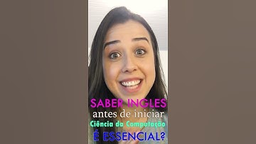 Preciso saber inglês para iniciar CC? #shorts