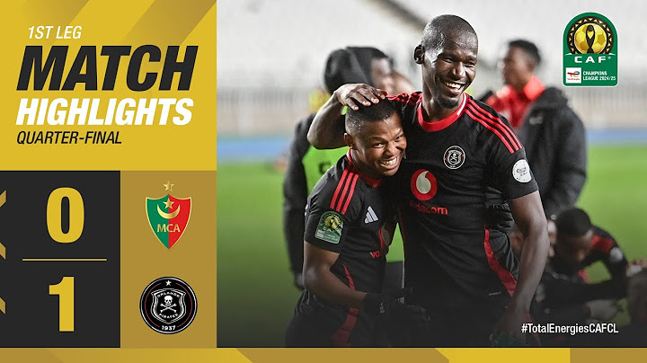 #TotalEnergiesCAFCL | HIGHLIGHTS | MC Alger 🆚 Orlando Pirates | Quarter-Finals 1st Leg | 2024/25