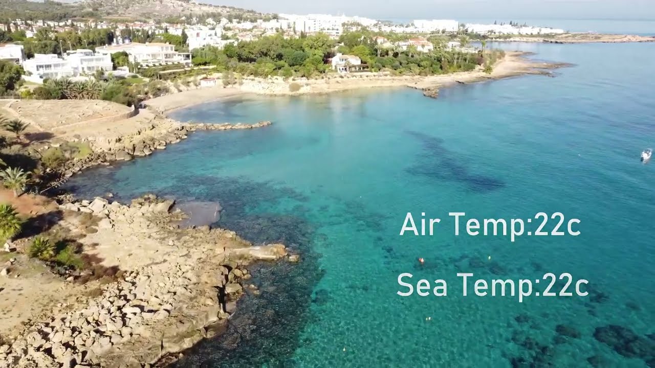Cyprus Protaras Coves Dec 01 2022 Drone View