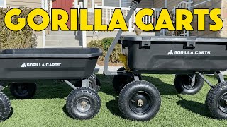 Comparing Gorilla Carts  Which Size Dump Cart Is Better??