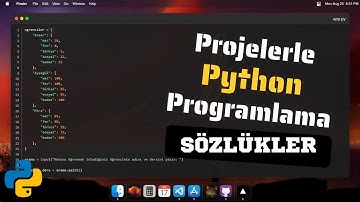 Projelerle Python Programlama | Sözlükler