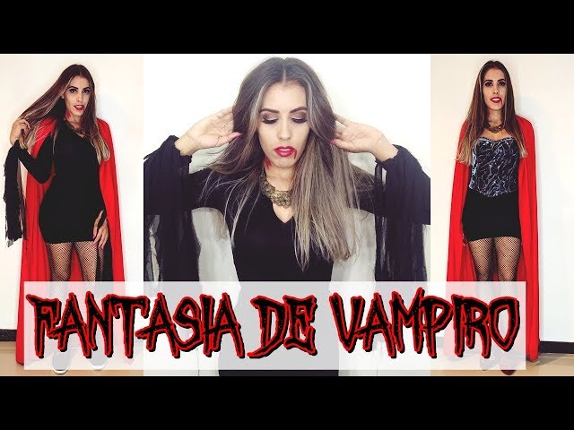 ideias de fantasias improvisadas vampira｜Pesquisa do TikTok