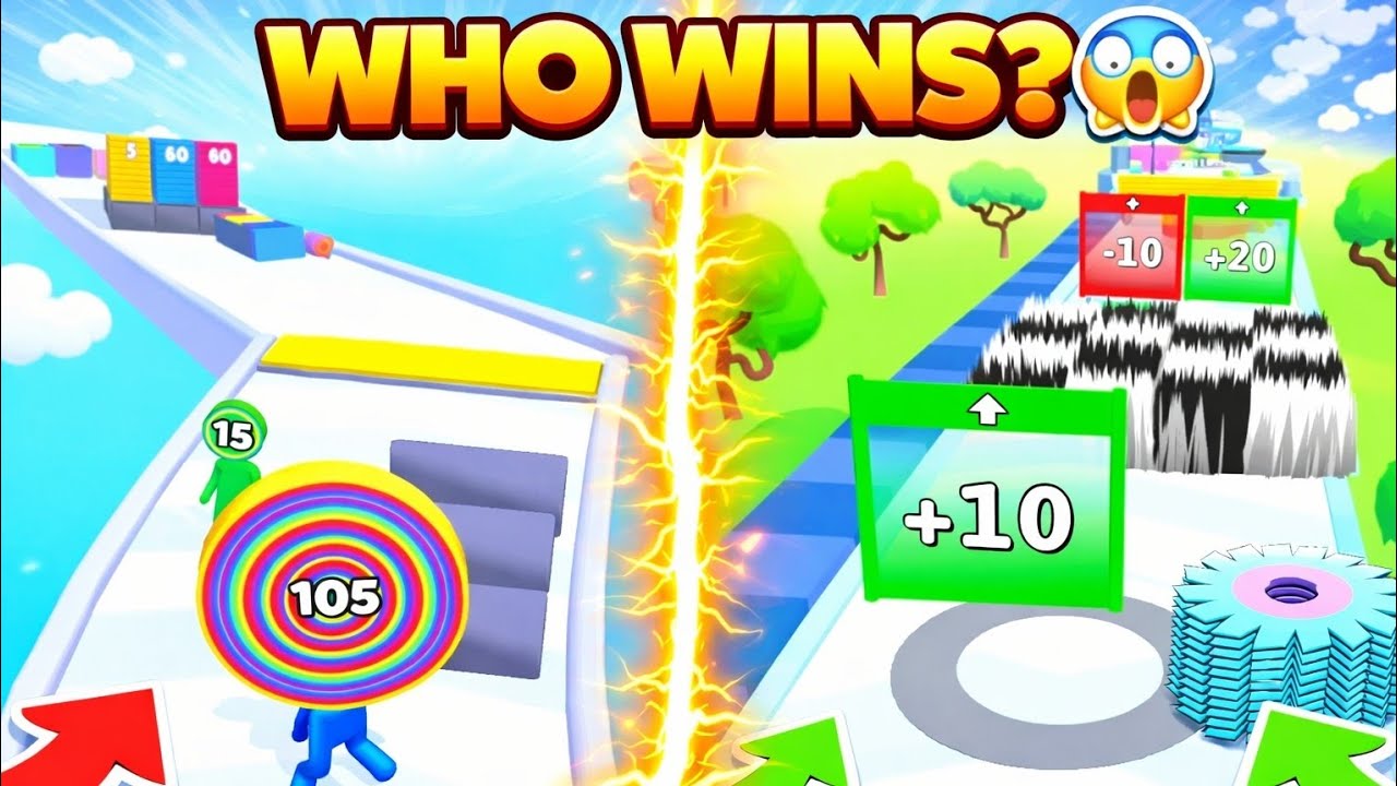 Layer Man vs Grinder Run 🔥 Ultimate Challenge!