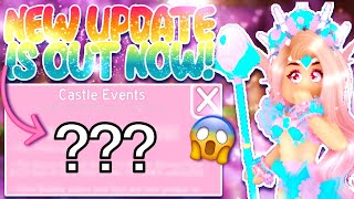 NEW ROYALE HIGH UPDATE *OUT NOW* NEW ITEMS COMING, NEW TEXT BOX, EASTER IS GONE, & MORE! ROBLOX Tea